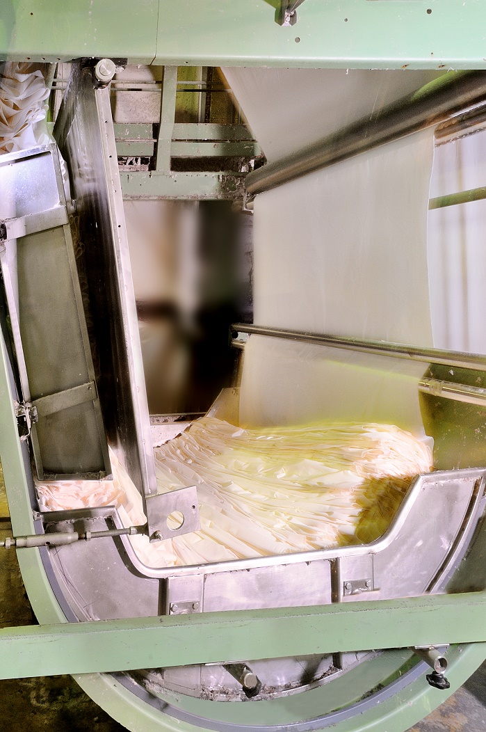 From the selection of raw materials through weaving, dyeing and finishing, the company's engineers are constantly working to minimize the effects on the environment. © Klopman International