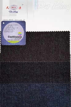 CoolVisions dyeable polypropylene staple fibre has been chosen by Taiwan weaver Da Kong for its line of cotton-blend denims. © FiberVisions 