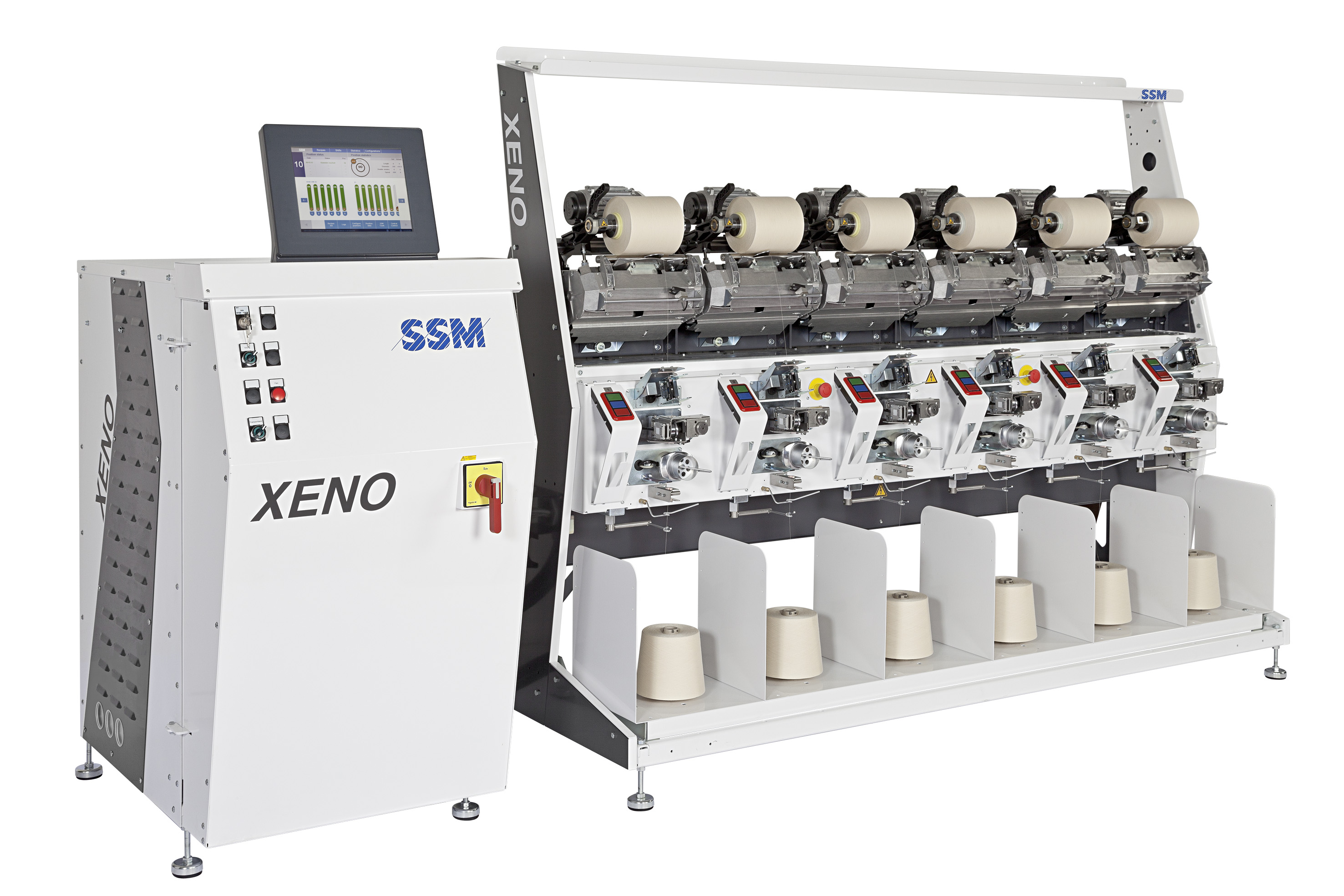 The brand new XENO-FW/BW winding machine. © SSM SchÃ¤rer Schweiter Mettler AG