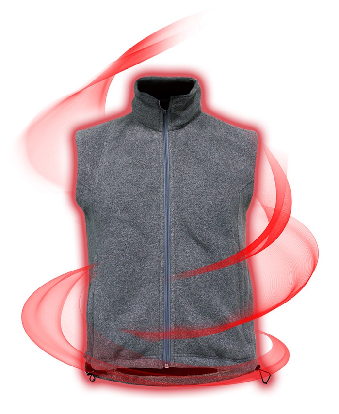 Heated vest. © Asiatic Fiber Corporation