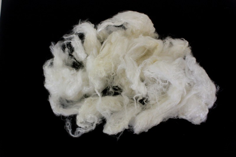 Alginate-viscose fibres produced using bacterial alginate. © Hohenstein Institute