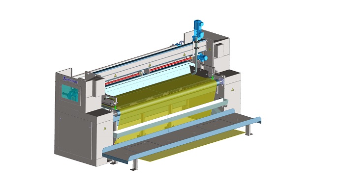 Brückner knife-over-table foam unit. © Brückner