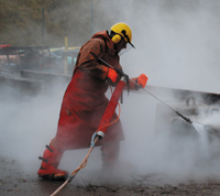 TSTs multilayer water-jet protective suits made with DyneemaÂ® (Photo TST, DYNPR167)