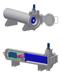 Supercritical fluid dyeing equipment