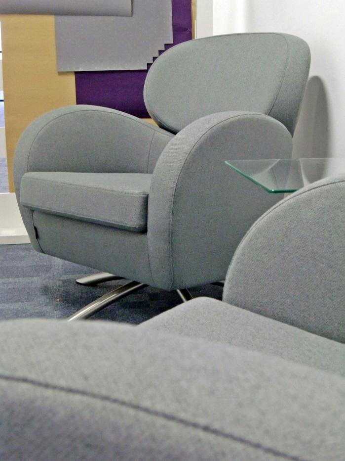 The new settees by Brunstad. © Trevira/Brunstad