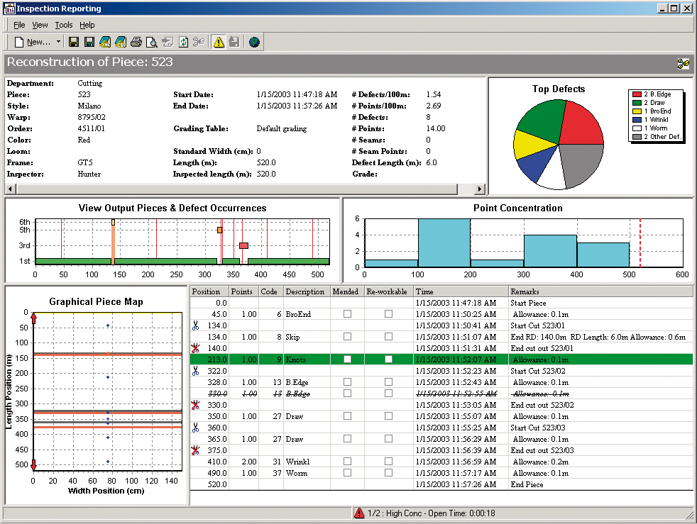 Barcovision Inspection Reporting