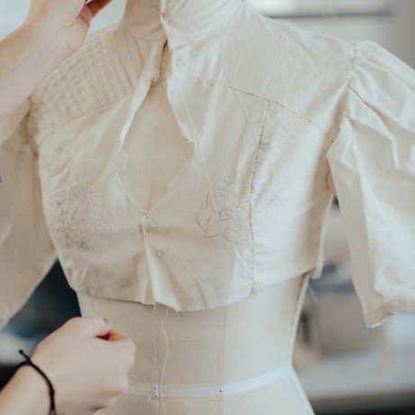 Fashion students will design and construct evening gowns with Naia, Eastman’s new cellulosic yarn. © The Eastman Innovation Lab