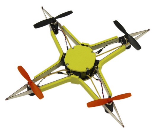 Experiments showed that the frame of the drone withstood roughly 50 collisions with no permanent damage. © EPFL 