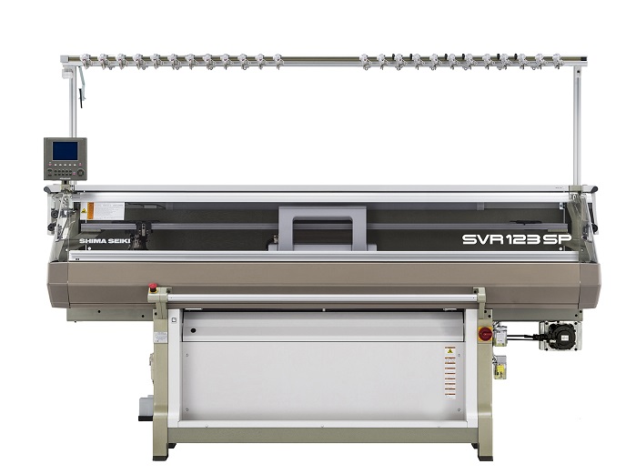 SVR123SP-SV 14G Computerised flat knitting machine. © Shima Seiki