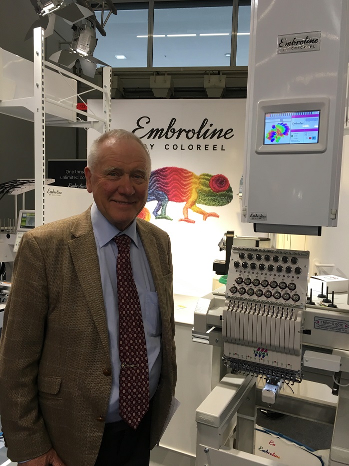 Reimar Westerlind of the ACG AB Group: “This is one of the most exciting developments I’ve seen in all of the years I have been involved in textiles.” © Innovation in Textiles