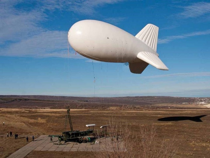 Aerostats are tethered balloons and have capabilities of operating at altitudes of up to 15,000 feet. © Garware-Wall Ropes 