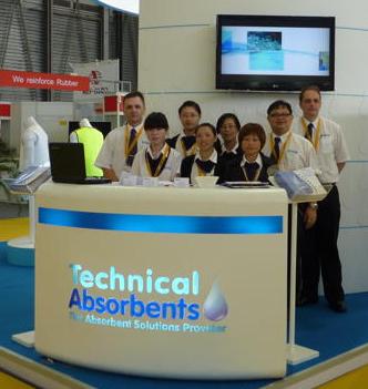 Technical Absorbents team at CINTE Techtextil
