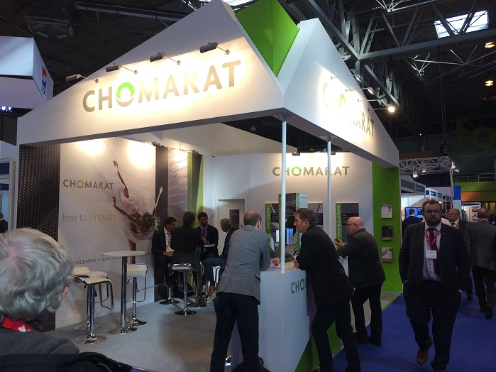 Chomarat booth at Advanced Engineering Show 2016. © Inside Composites 