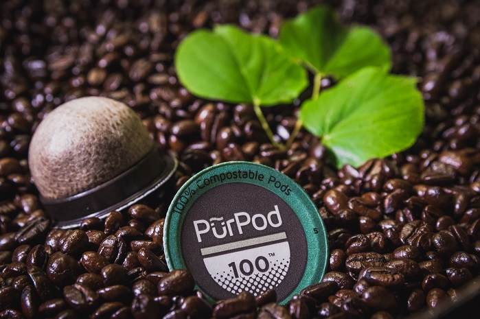 The RISE Innovation Award was presented to PurPod100 Compostable Pods made by Club Coffee LP. © INDA