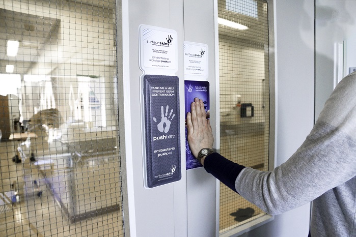 New textile keeps hospital door handles germ free New textile keeps hospital door handles germ free