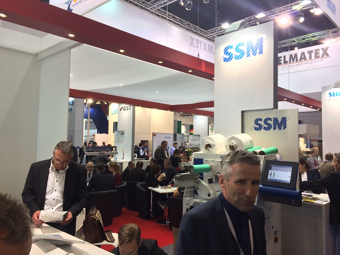 SSM SchÃ¤rer Schweiter Mettler AG at Techtextil 2017 in Frankfurt. © Innovation in Textiles