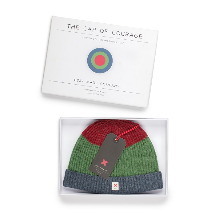 The hat marks Bolt Threads’ second commercially available product using Microsilk. © Bolt Threads