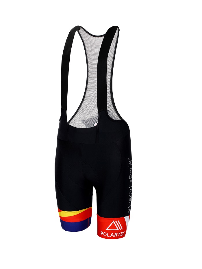 Bib shorts made of Polartec Power Stretch. © Polartec