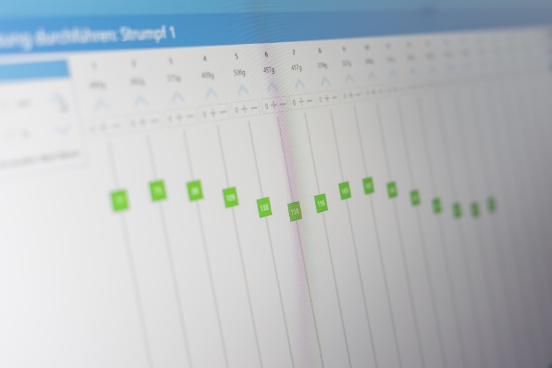 The database software features a modern user interface, enabling more efficient order processing. © Hohenstein Group