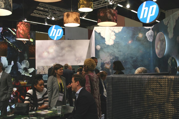 HP’s stand at Heimtextil 2018. © Adrian Wilson