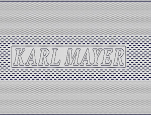 Jacquard patterned spacer fabric for mattresses