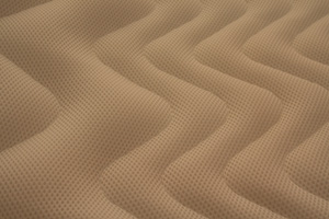 Patterned spacer fabric for mattresses