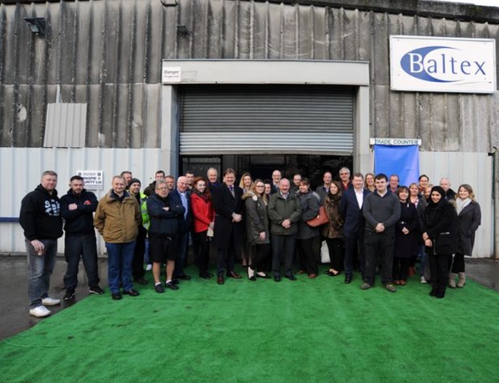 Baltex staff pictured at the company's factory in Basford. © Nottingham Post