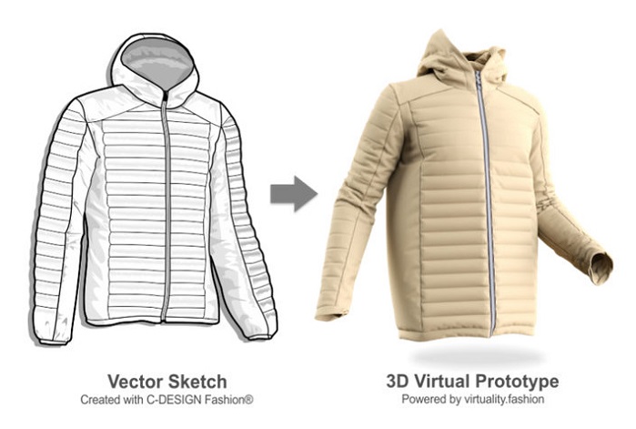 3D virtual prototyping service © virtuality.fashion