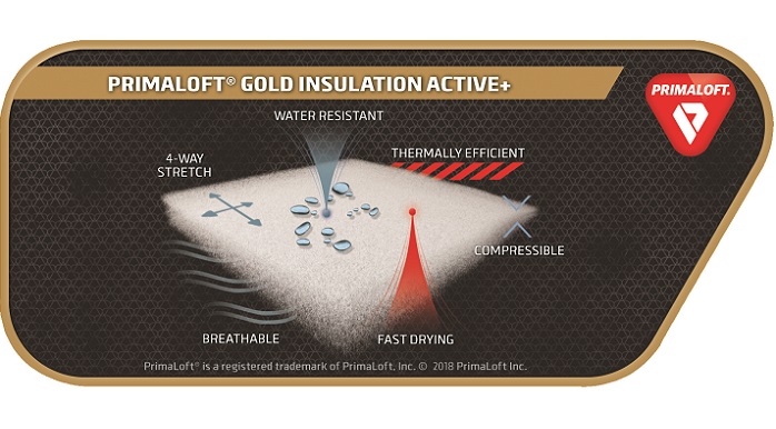 PrimaLoft Gold Insulation Active+ contains 55% post-consumer recycled content. © PrimaLoft  