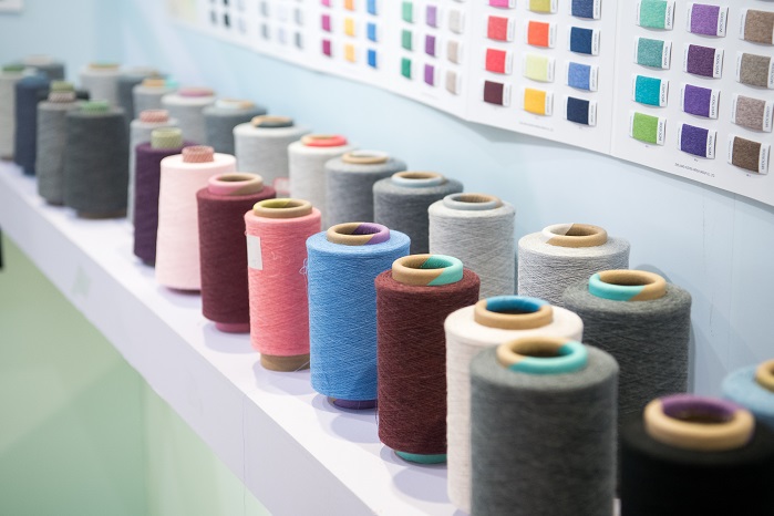 Products at Yarn Expo. © Messe Frankfurt/Yarn Expo Spring 2018  