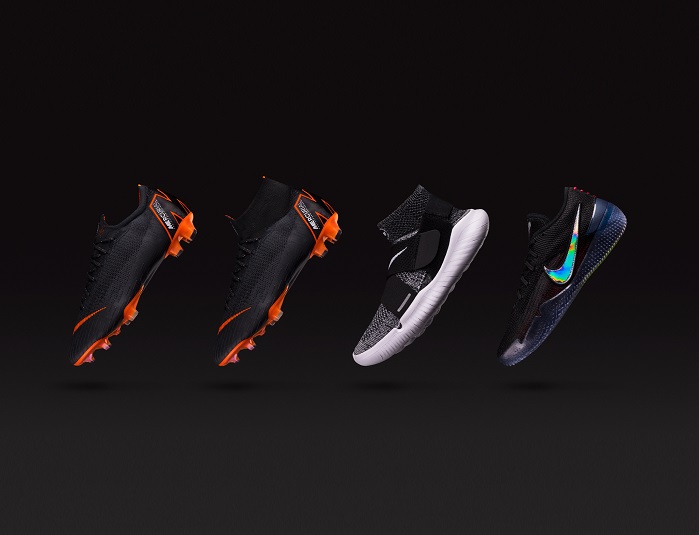 The new technology offers a lighter, breathable shoe with a more precise, second-skin feel. © Nike
