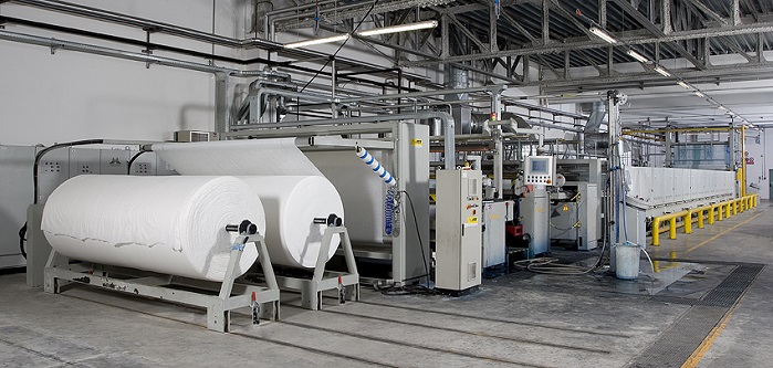 The European-built Montex range of stenters has a leading position in the drying of technical textiles. © Monforts