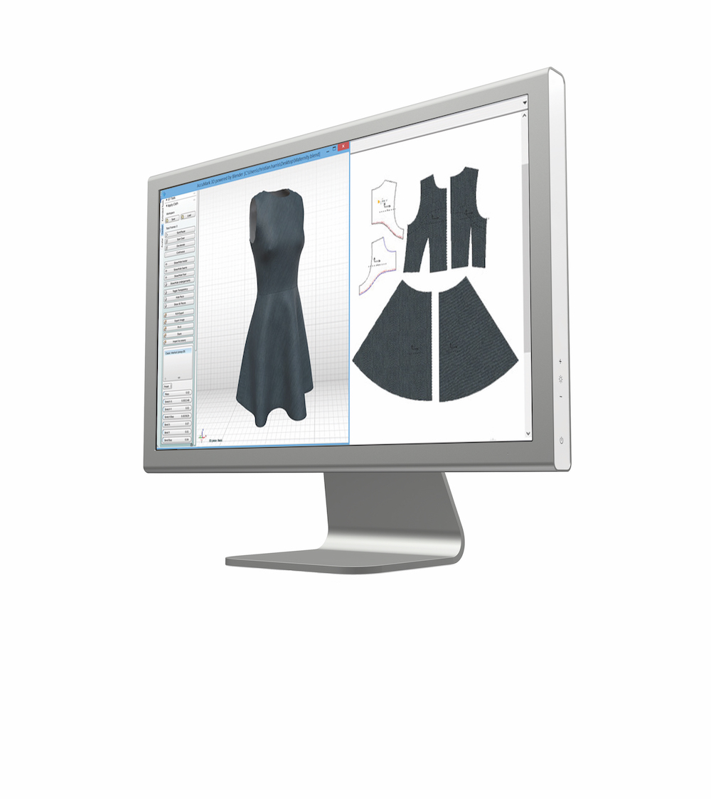 AccuMark 3D version 11 includes the integration of the Avametric fabric simulation engine. © Gerber Technology