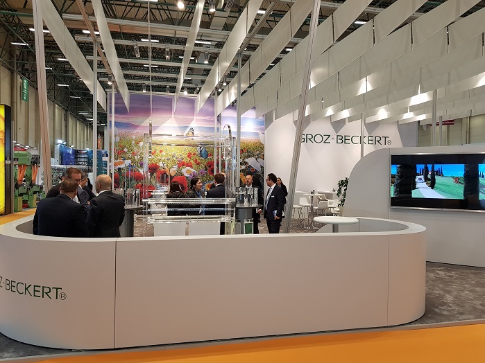 Groz-Beckert welcomed more than 2,000 visitors at its booth. © Groz-Beckert