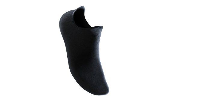 A new waterproof, breathable technology contours to the shape of the foot like a sock. © W.L. Gore & Associates