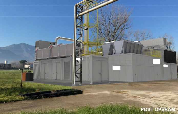 The new power plant will produce thermal energy and electricity at the same time. © Klopman 