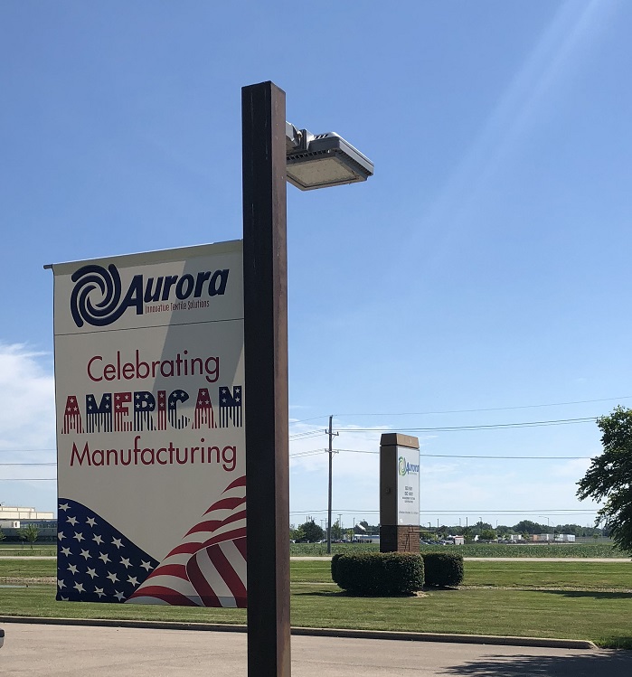 Supporting American Manufacturing has always been part of Aurora’s mission. © Aurora Specialty Textiles Group 