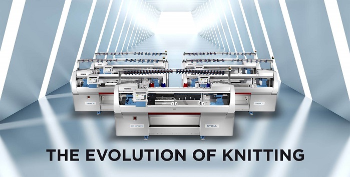 Last year, Stoll and Myant announced a strategic collaboration that they say will “populate functional computing textile manufacturing in Canada and the US, with 500 state-of-the-art knitting machines from Stoll”. © Myant