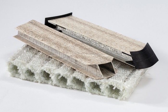 3D fibre architecture reduces preforming costs and increases the performance of the components. © Van de Wiele