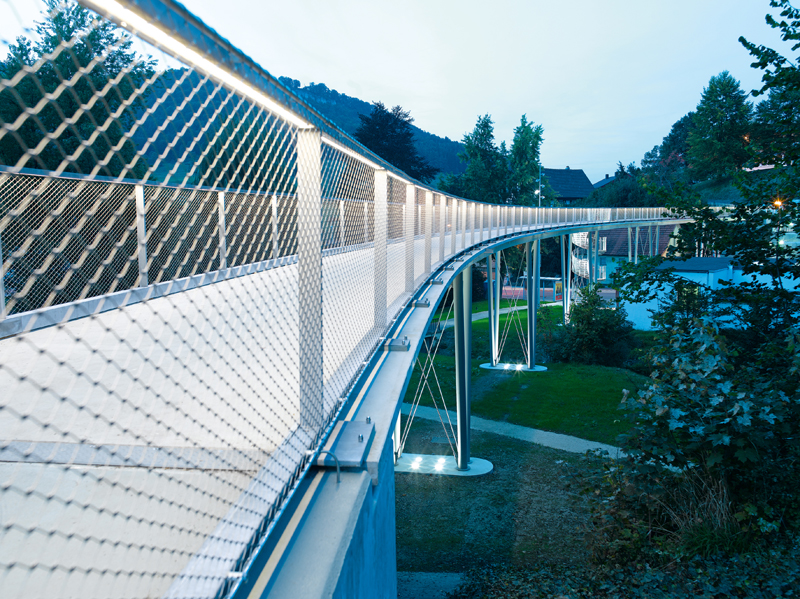 Textile-concrete bridge in Albstadt-Lautlingen