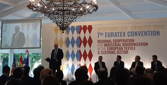 The 7th Euratex Convention was organised on 24 October in Ontinyent, Valencia, Spain. © Euratex
